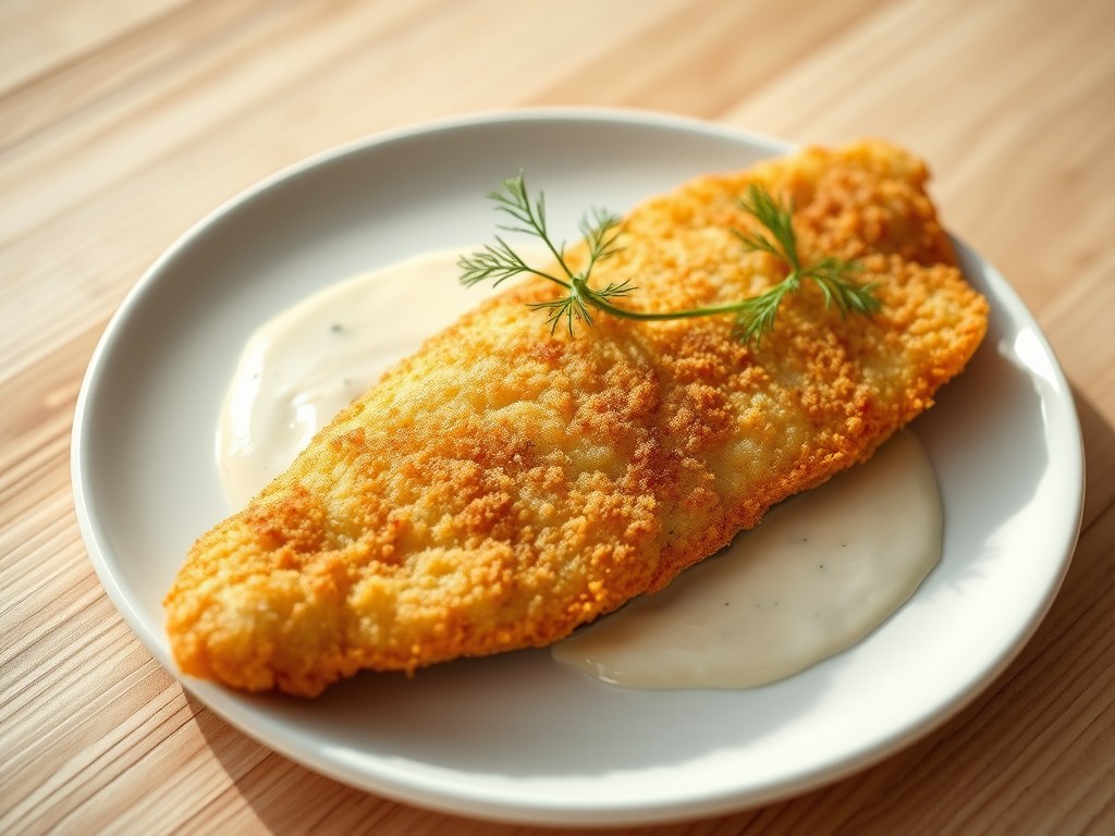 Schnitzel van Griet met limoensaus, AI-gegenereerde illustratie