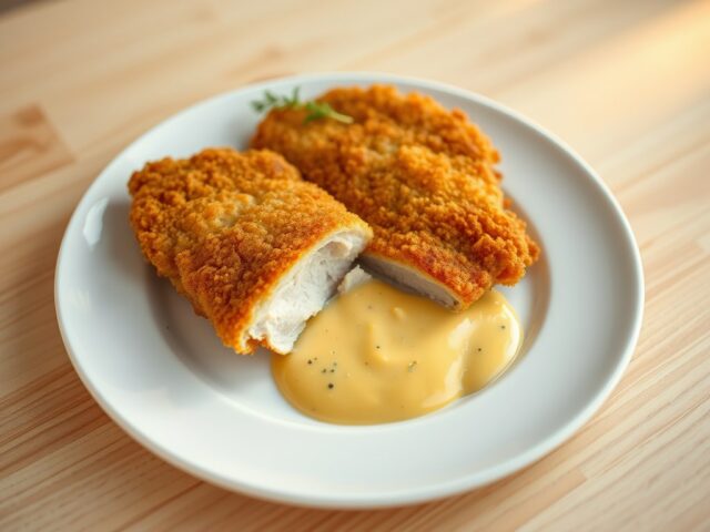 Schnitzels met mosterd
