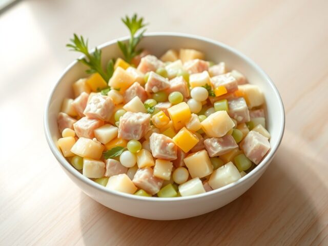 Selderijsalade met prei