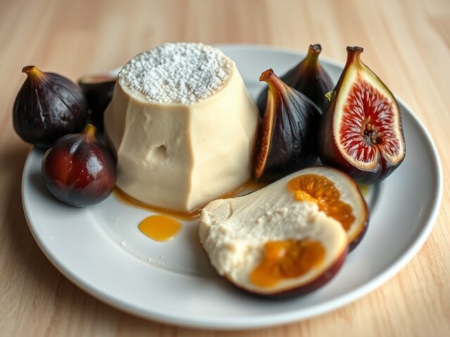 Semifreddo con Fichi Flambees ( zie opm )