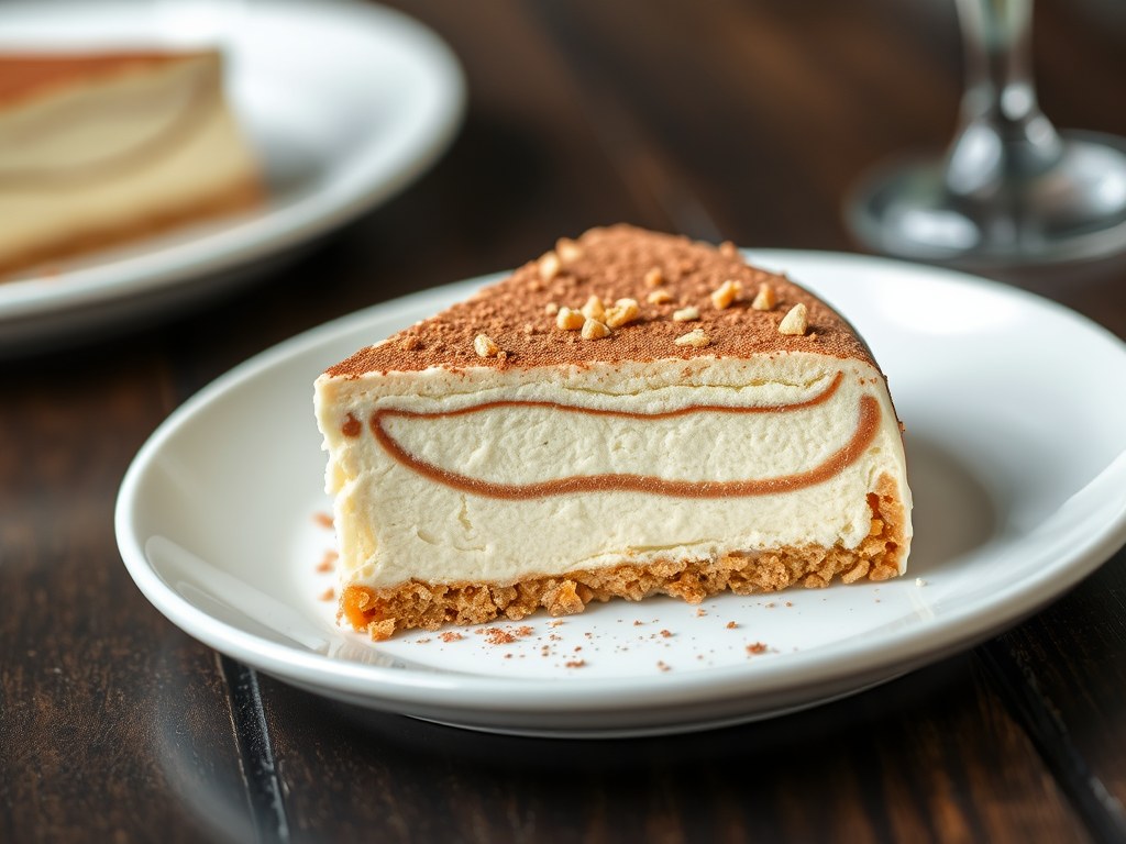 Semifreddo con rum, AI-gegenereerde illustratie