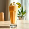 Shake met Hüttenkäse en vruchten