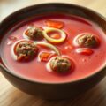Simpele gevulde tomatensoep