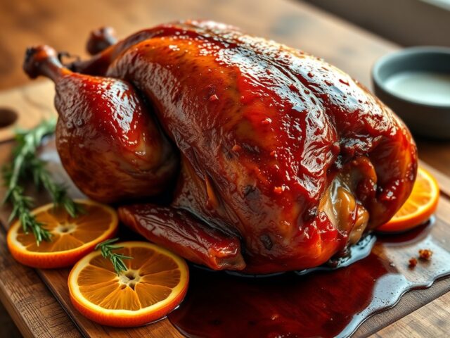 Sinaasappel-cognac marinade voor eend of gans