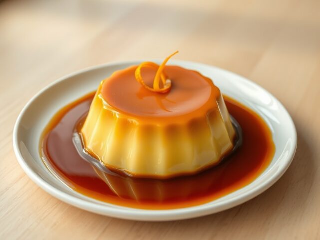 Sinaasappel Koffieflan