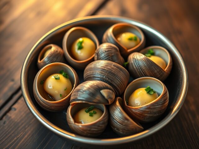 Slakken met knoflookboter