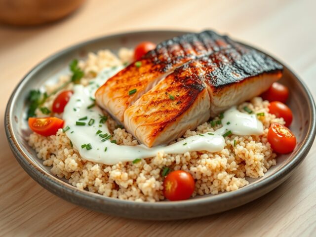Slow-Grilled Zalm uit de Oven met Couscous