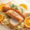 Slow Rosted Zalm met citrusfruit en Venkel