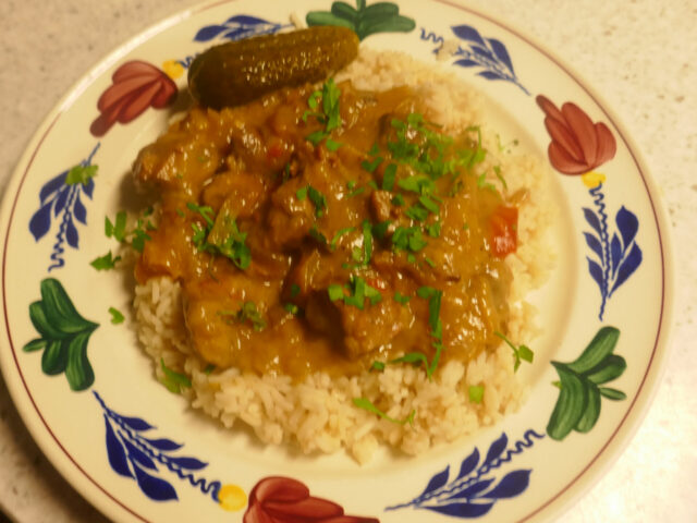 Slowcooked Boeuf Stroganoff