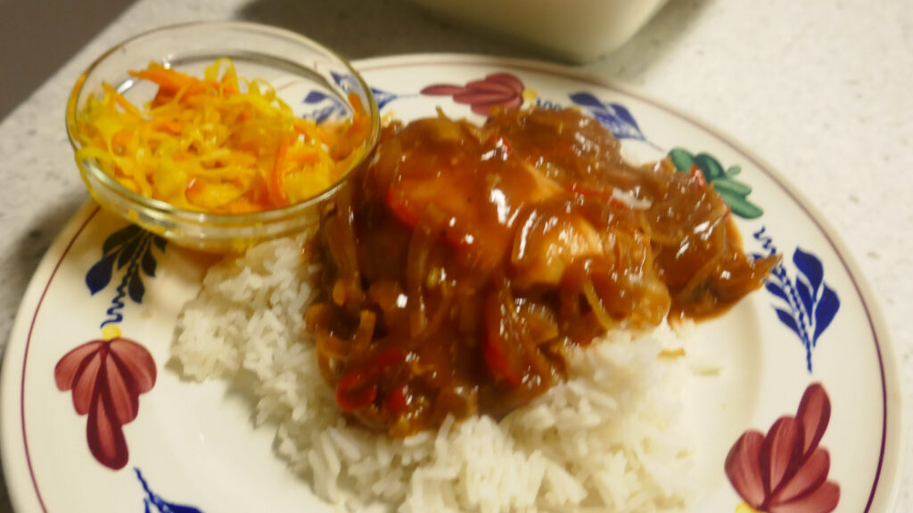 Slowcooked Pangang van kippendijen