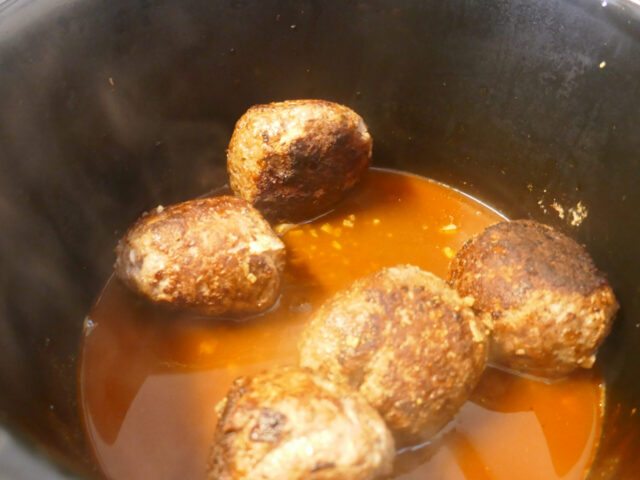 Slowcooker Smeuïge Runderballen
