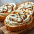 Smeer op stokbrood