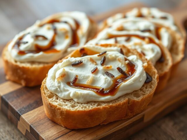 Smeer op stokbrood