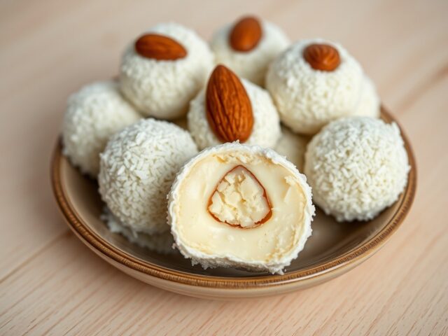 Sneeuwwitte chocoladetruffels