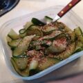 Snelle Aziatische komkommer salade