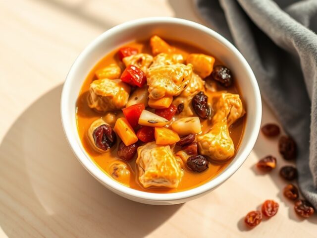 Snelle kippencurry
