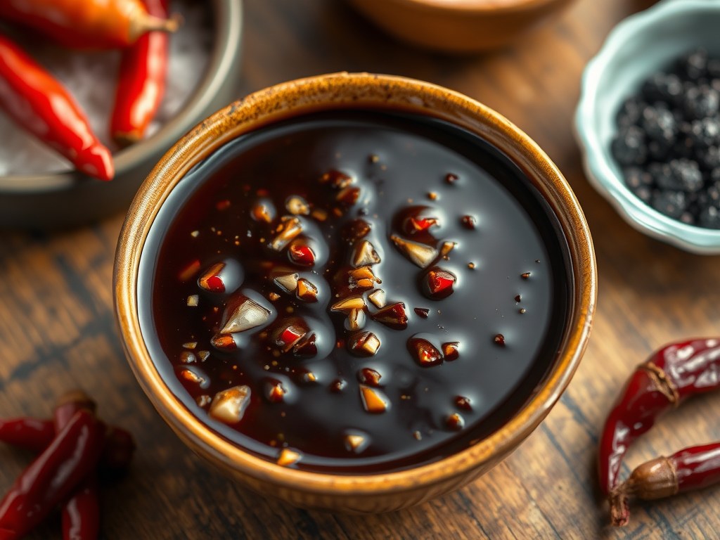 Snelle sate-marinade, AI-gegenereerde illustratie