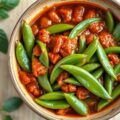 Snijbonen in tomatensaus