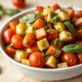 Snoeptomaatjes met pesto