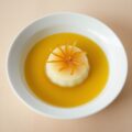 Soep van ananas met gekonfijte venkel en anijsflan