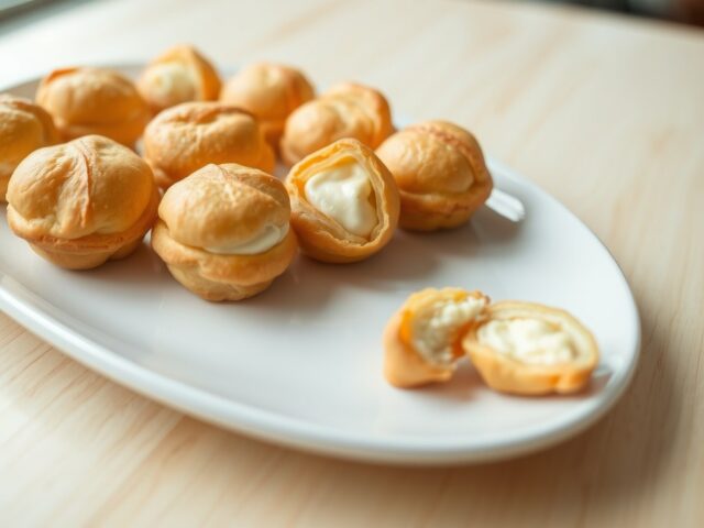 Soesjes gevuld met krab