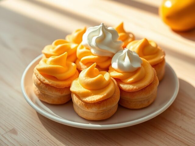Soezenfantasie met mango-abrikozenmousse
