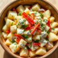Spaanse aardappel maaltijdsalade
