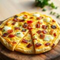 Spaanse aardappeltortilla met bacon