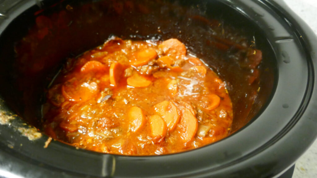 Spaanse Slowcooked Pot met Rundvlees en een beetje Chorizo