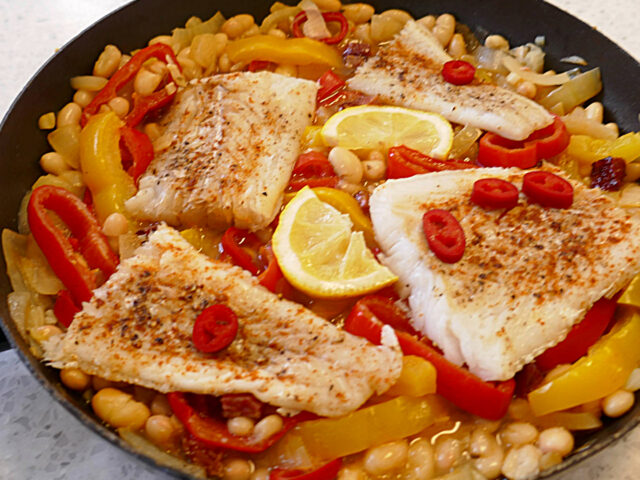 Spaanse Stoof met Kabeljauw en Chorizo