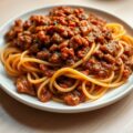 Spagetti Bolognese (zoet)