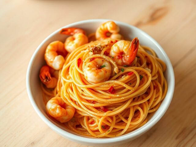 Spaghetti a la Scampi