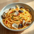 Spaghetti alle vongole e lumache di mor