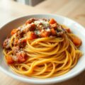 Spaghetti met Bolognese saus