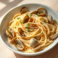 Spaghetti met venusschelpjes