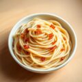 Spaghetti met witte saus