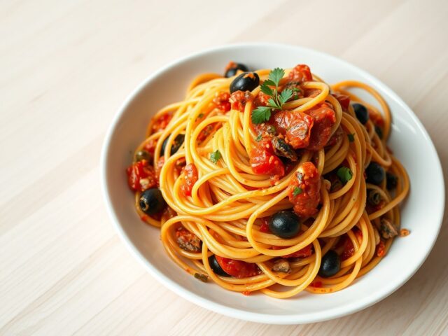 Spaghettini Putanesca