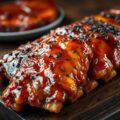 Spare ribs in honing witte wijn marinade