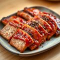 Speklapjes in chilisaus