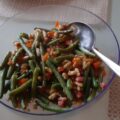 Sperziebonensalade met flageolets en paprika