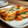 Spinazielasagne met gorgonzola