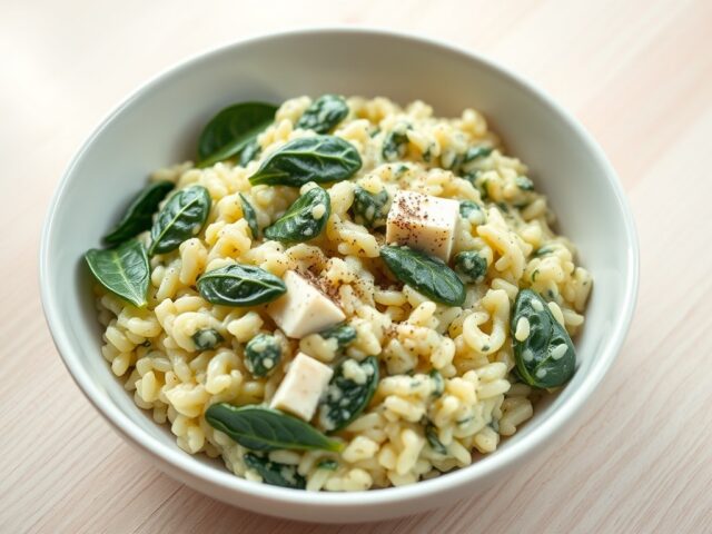 Spinazierisotto met Gorgonzola