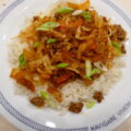 Spitskool met Chili woksaus en gehakt
