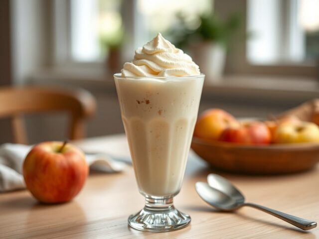 Spoom van appel met calvados