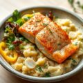 Stamppot gemengde sla met zalm