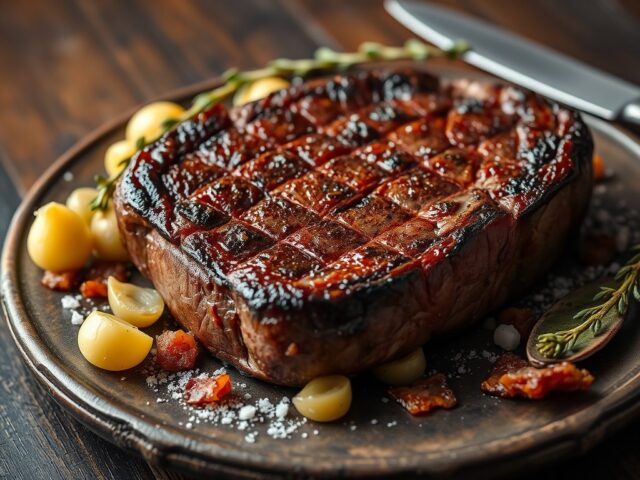 Steak op de wijze van de boswachter