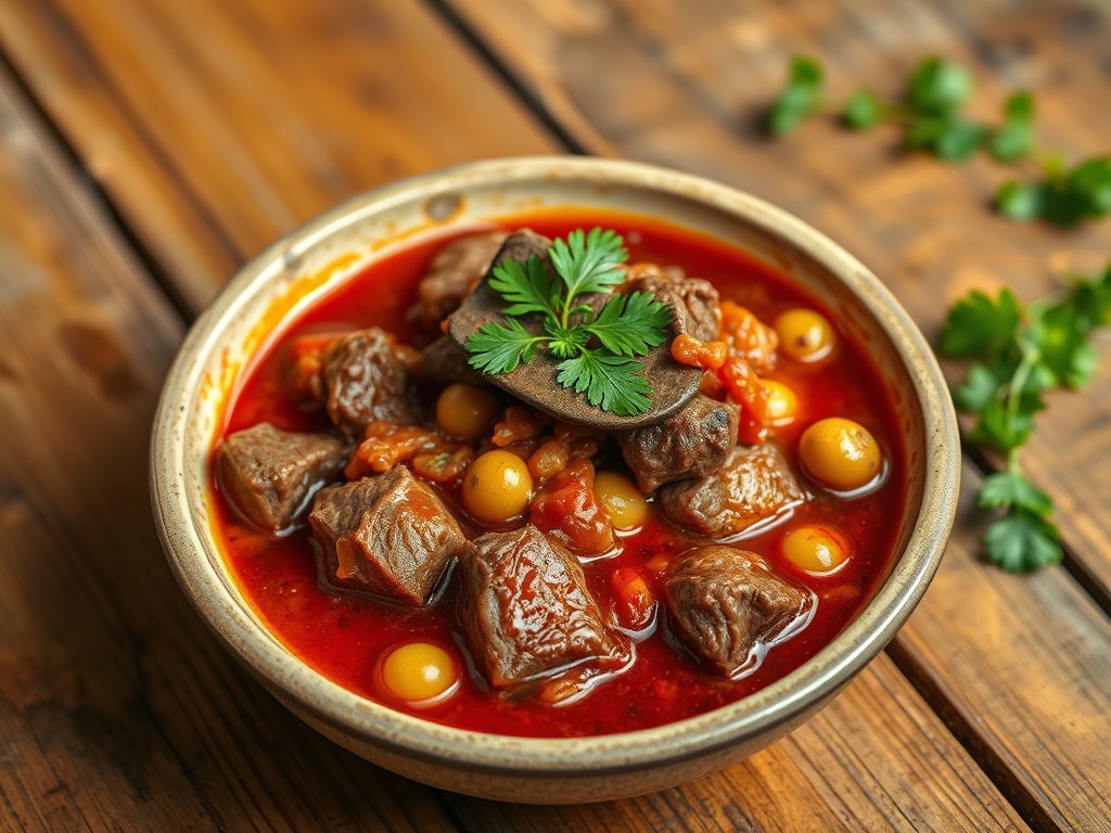 Stifado, AI-gegenereerde illustratie