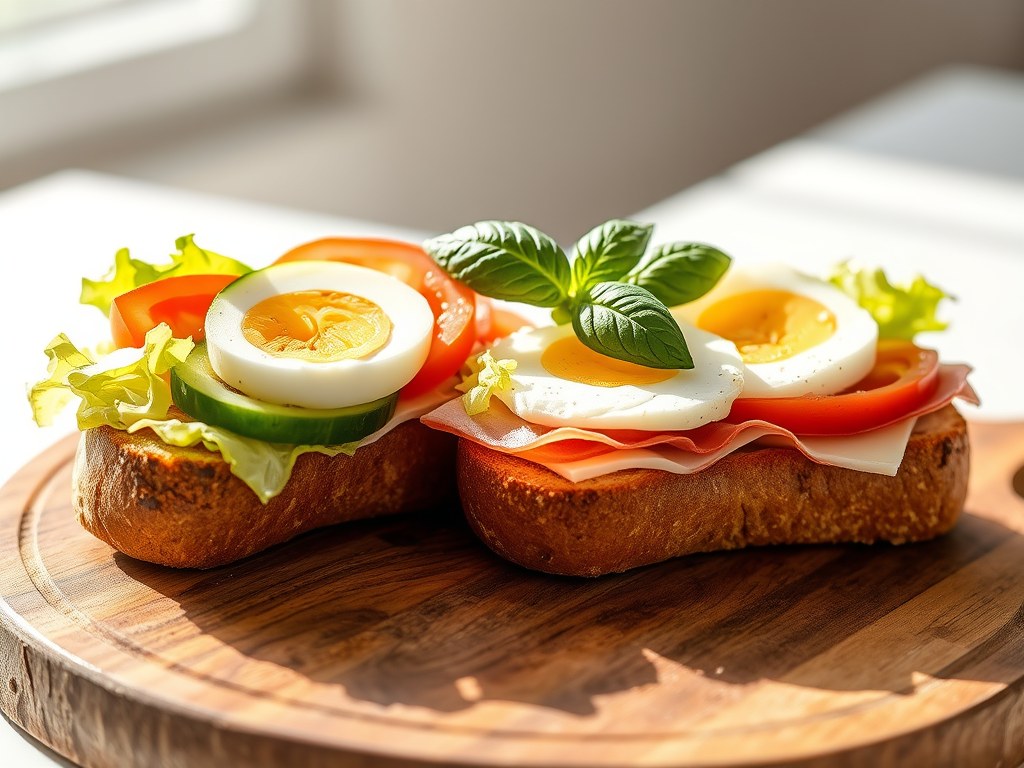 Stokbrood gezond, AI-gegenereerde illustratie