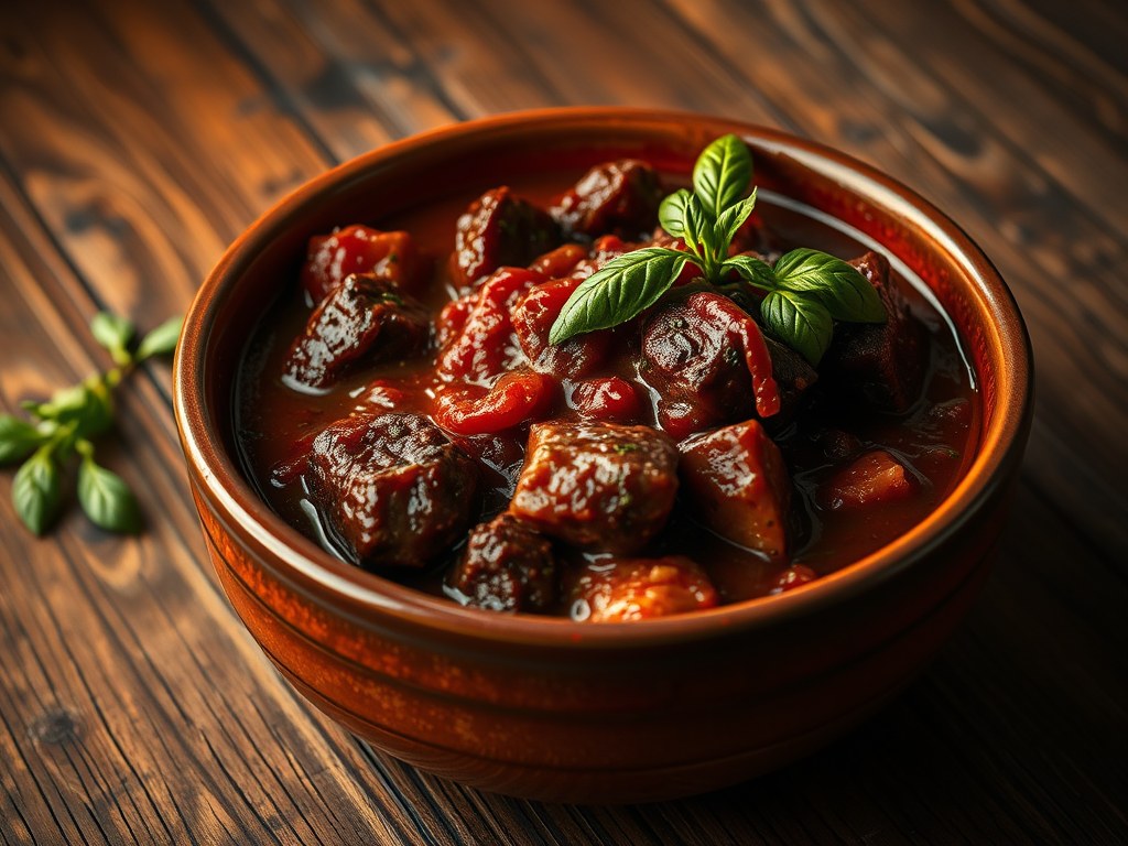 Stoofpot uit Zuid-Italie, AI-gegenereerde illustratie