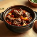 Stoofpot van Lamsschouder op z’n Toscaans